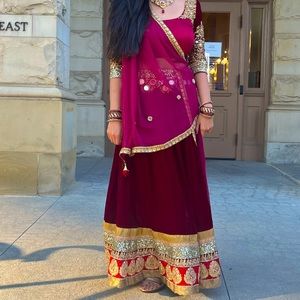 Maroon Stunning Lehenga Choli
